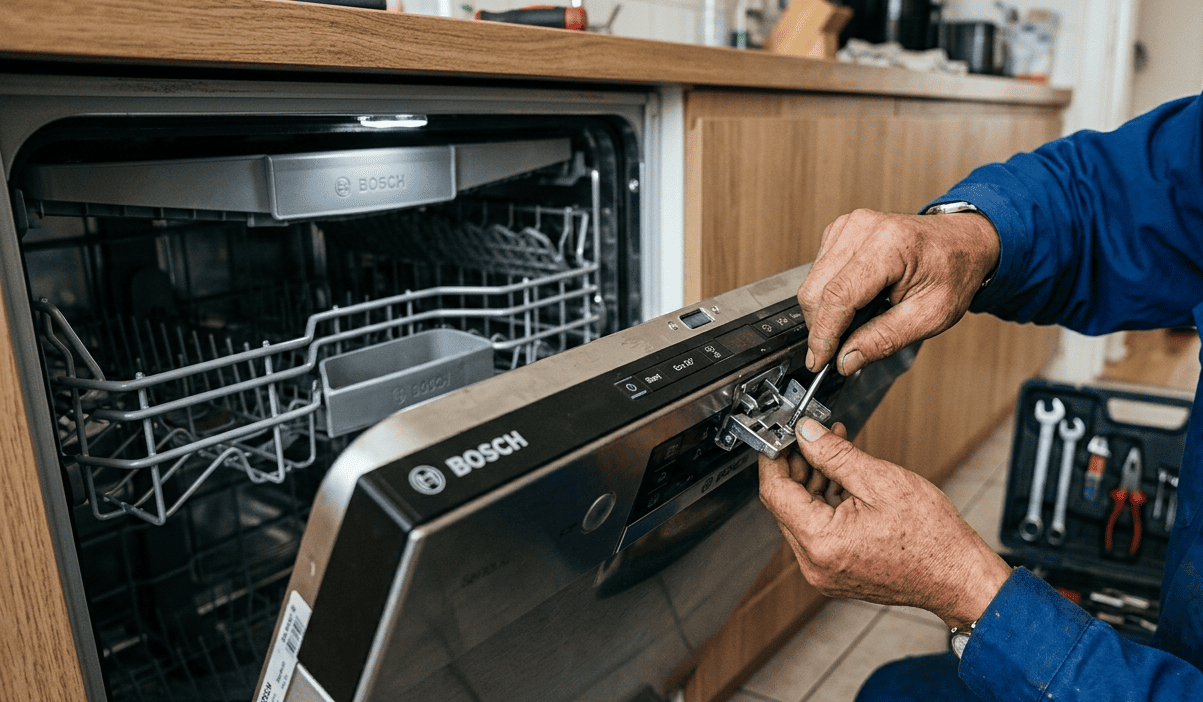Sửa máy rửa chén Bosch không đóng được cửa TPHCM
