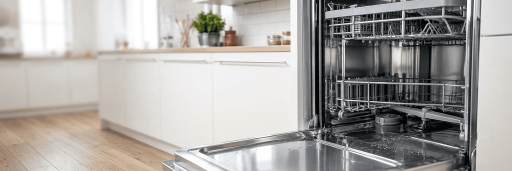 Máy rửa chén Bosch còn nước dưới đáy
