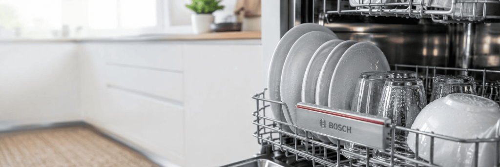 Máy rửa chén Bosch rửa xong bát vẫn ướt